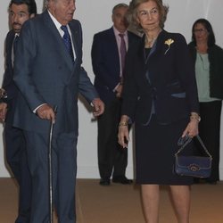 Los Reyes Juan Carlos y Sofía en la inauguración de la exposición 'Democracia 1978-2018'