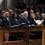 Líderes de EEUU en el funeral de George W. H. Bush