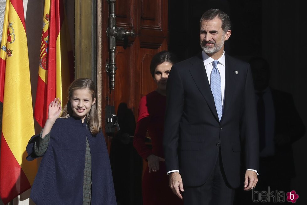 El Rey Felipe y la Princesa Leonor en el 40 aniversario de la Constitución