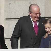 El Rey Juan Carlos y la Princesa Leonor en el 40 aniversario de la Constitución Española