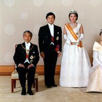 Naruhito y Masako de Japón en el día de su boda