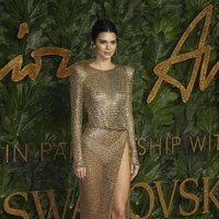 Kendall Jenner en los British Fashion Awards 2018