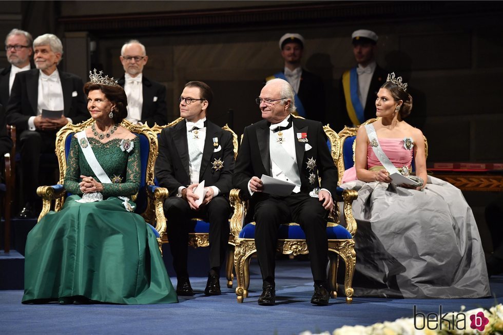 La Familia Real Sueca en la gala de entrega de los Premios Nobel 2018