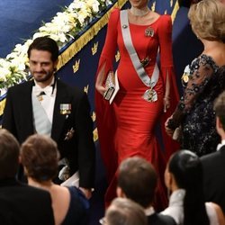 Los Príncipes Carlos Felipe y Sofía en los Premios Nobel 2018
