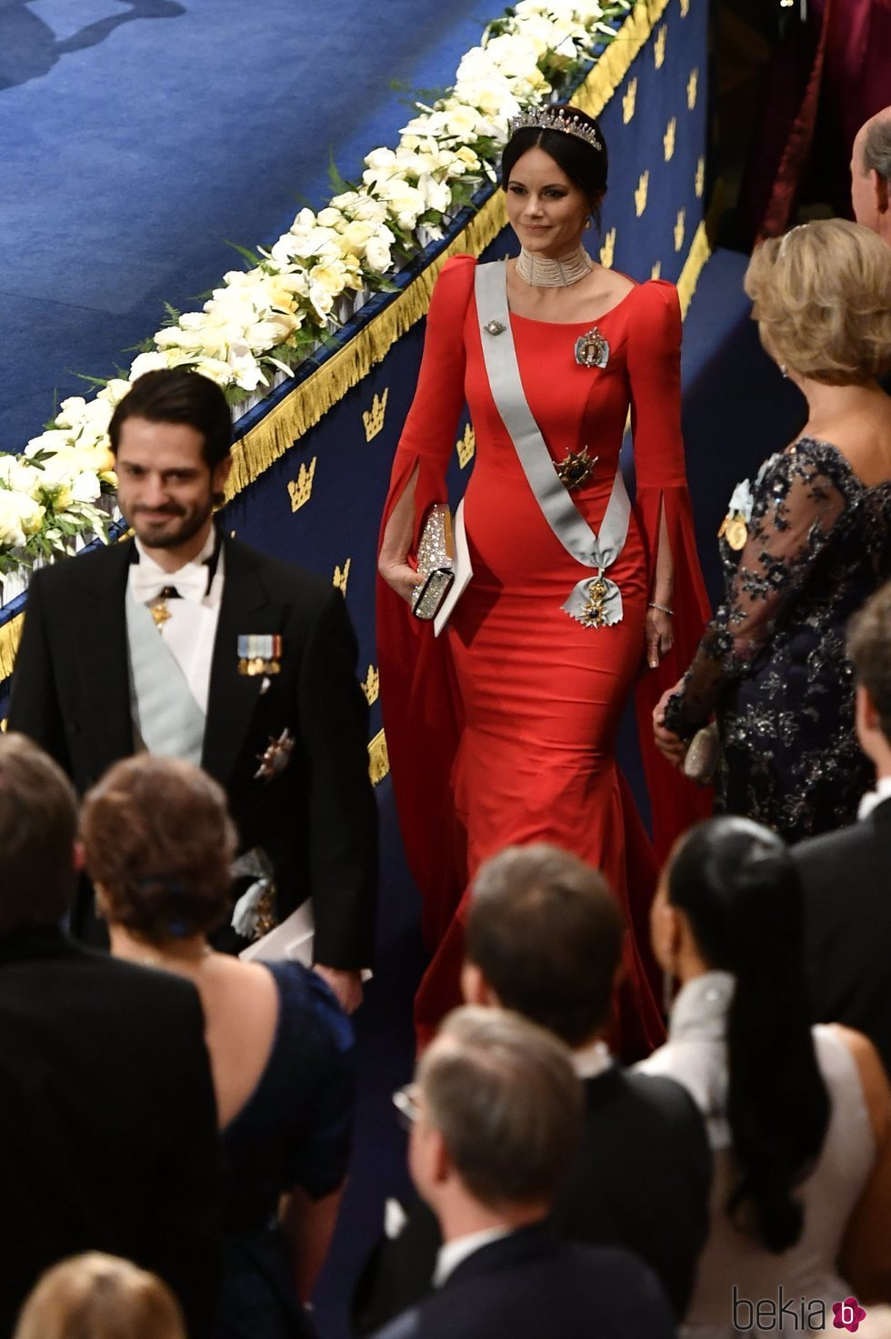 Los Príncipes Carlos Felipe y Sofía en los Premios Nobel 2018
