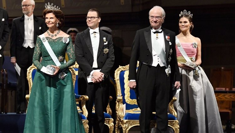 La Familia Real Sueca en la entrega de los Premios Nobel 2018