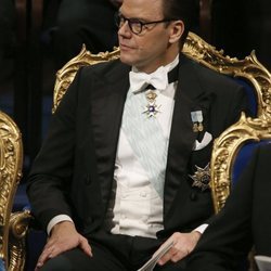 El Príncipe Daniel de Suecia durante la gala de entrega de los Premios Nobel 2018