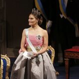 La Princesa Victoria de Suecia en la gala de entrega de los Premios Nobel 2018