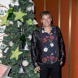 Gustavo González en la fiesta de Navidad de 'Sálvame'