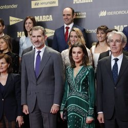 Los Reyes Felipe y Letizia con muchos rostros del mundo del deporte en el 80 aniversario de Marca
