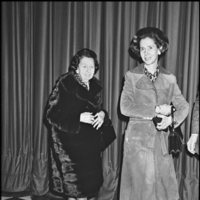 La Reina Fabiola de Bélgica junto a su madre, la Marquesa de Casa Torres