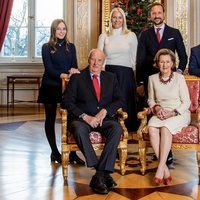 La Familia Real Noruega en su felicitación de Navidad 2018