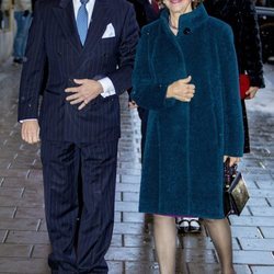 Carlos Gustavo y Silvia de Suecia en el seminario por el 75 cumpleaños de la Reina Silvia
