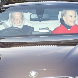 El Príncipe y la Princesa Michael de Kent en el almuerzo navideño en Buckingham Palace 2018