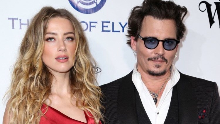 Amber Heard y Johnny Depp como pareja