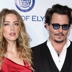 Amber Heard y Johnny Depp como pareja