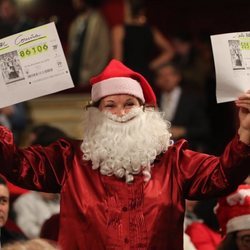 Papá Noel en la Lotería de Navidad 2018