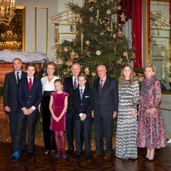 La Familia Real de Bélgica en el tradicional Concierto Navideño celebrado en el Palacio Real de Bruselas