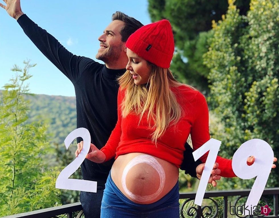 Natalia Sánchez y Marc Clotet reciben 2019 con la cuenta atrás para ser padres