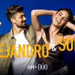 Sofía Suescun y Alejandro Albalá en la foto promocional de 'GH Dúo'