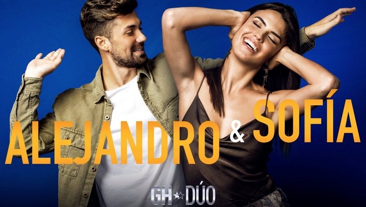 Sofía Suescun y Alejandro Albalá en la foto promocional de 'GH Dúo'
