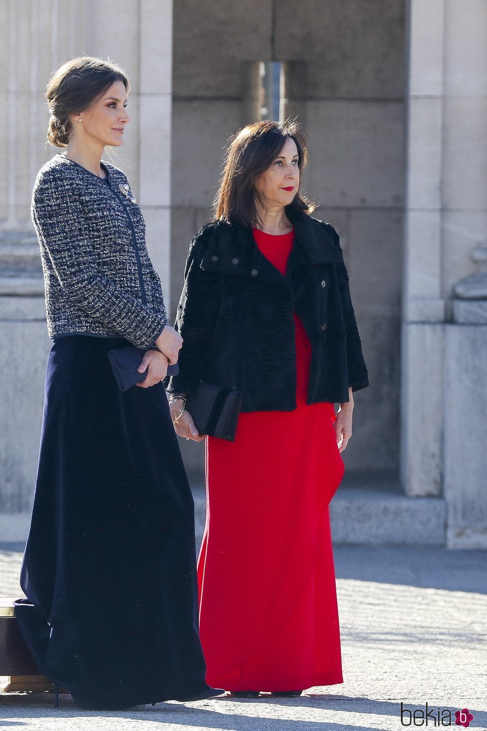 La Reina Letizia con Margarita Robles durante la Pascua Militar 2019