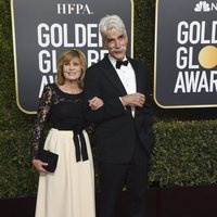 Katharine Ross y Sam Elliott en la alfombra roja de los Globos de Oro 2019