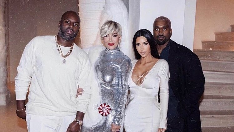 Kim Kardashian en la fiesta de Navidad 2018