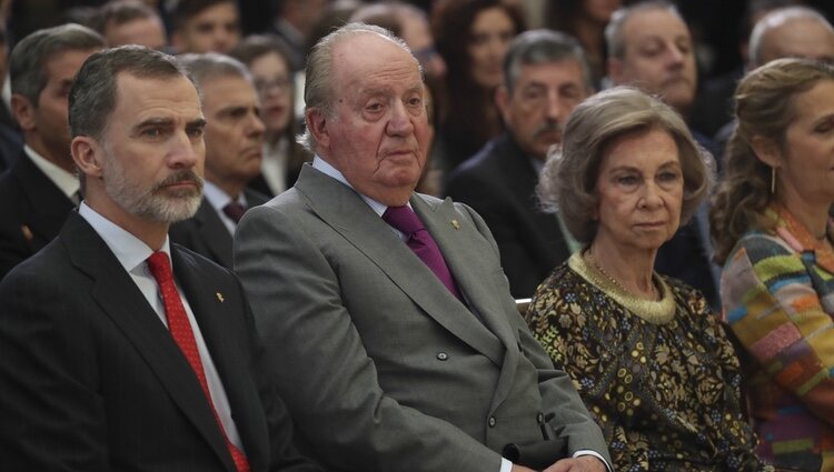 El Rey Felipe y los Reyes Juan Carlos y Sofía en los Premios Nacionales del Deporte 2017
