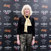 Susi Sánchez en la fiesta de nominados de los Goya 2019