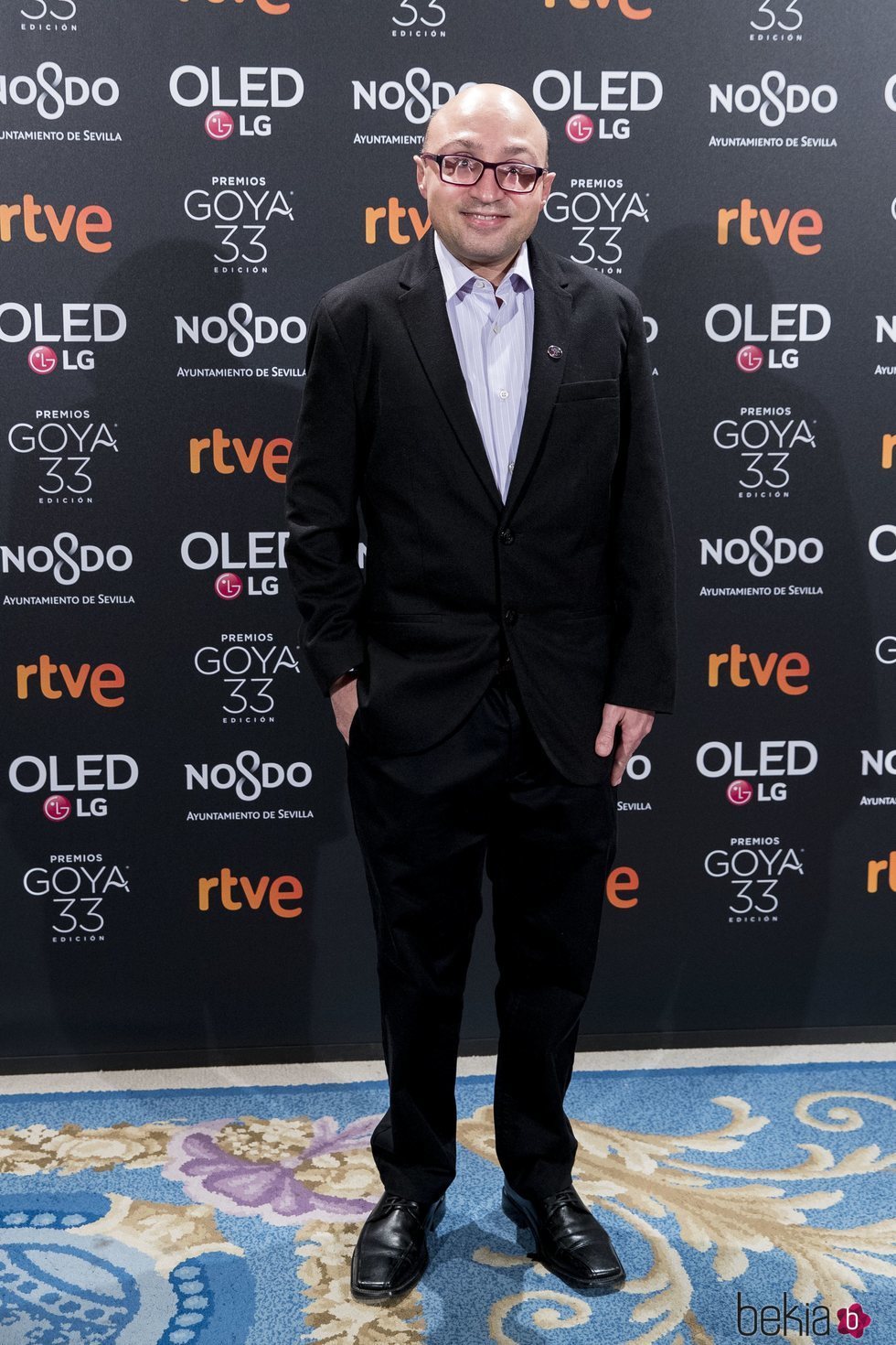 Jesus Vidal en la fiesta de nominados de los Goya 2019
