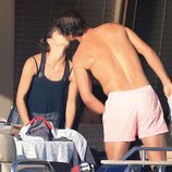 Rafa Nadal y Xisca Perelló besándose durante sus vacaciones en Ibiza