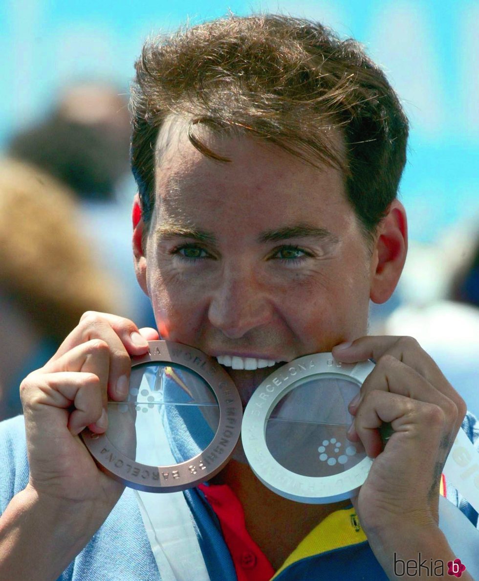 David Meca con dos medallas tras un campeonato