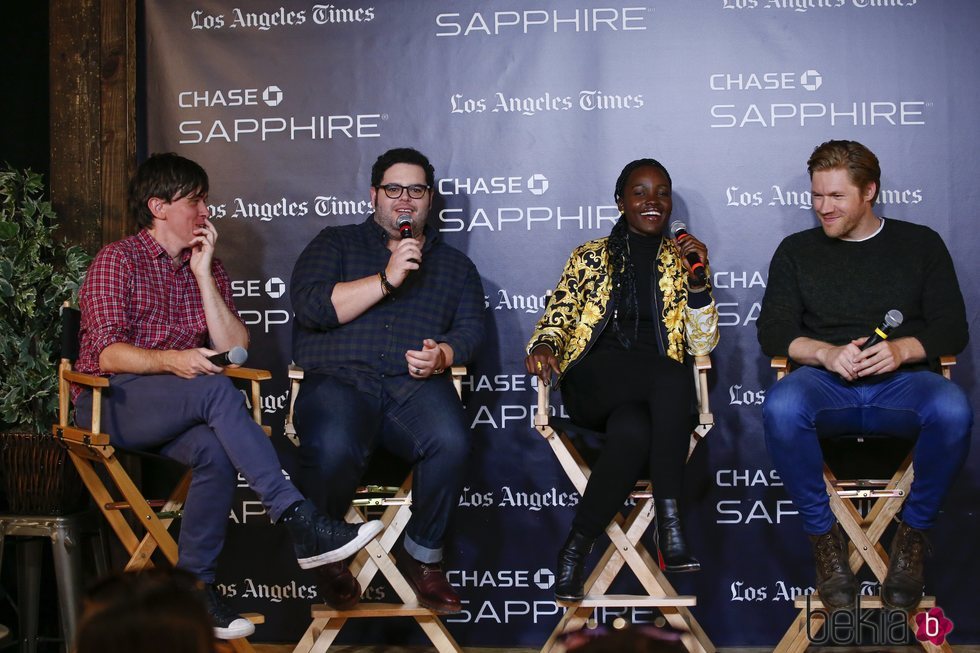 Lupita Nyongo en un panel en Los Ángeles