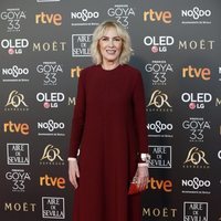 Susi Sánchez en la alfombra roja de los Premios Goya 2019