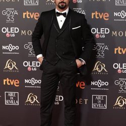 Antonio Velázquez en la alfombra roja de los Premios Goya 2019