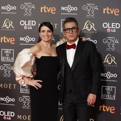Silvia Abril y Andreu Buenafuente en la alfombra roja de los Premios Goya 2019