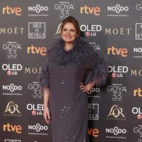 Ainhoa Arteta en la alfombra roja de los Premios Goya 2019