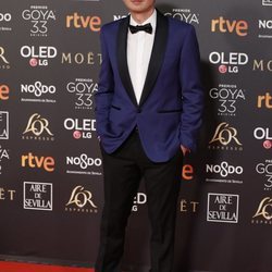 Berto Romero en la alfombra roja de los Premios Goya 2019