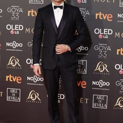 Álex González en la alfombra roja de los Premios Goya 2019
