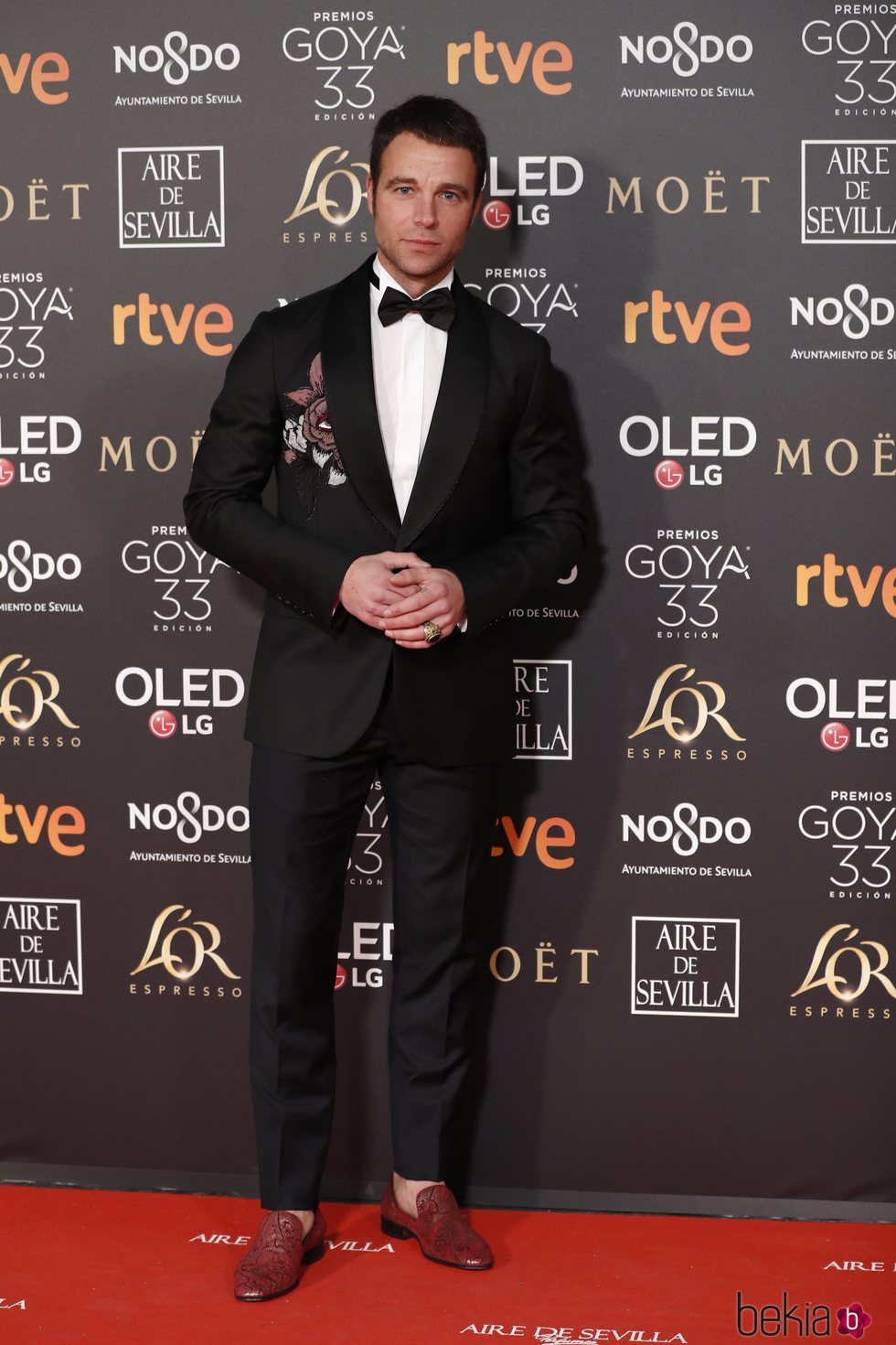 Carles Francino en la alfombra roja de los Premios Goya 2019