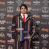 Brays Efe en la alfombra roja de los Premios Goya 2019