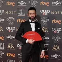 Rodrigo Sorogoyen en la alfombra roja de los Premios Goya 2019