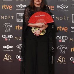 Isabel Coixet en la alfombra roja de los Premios Goya 2019