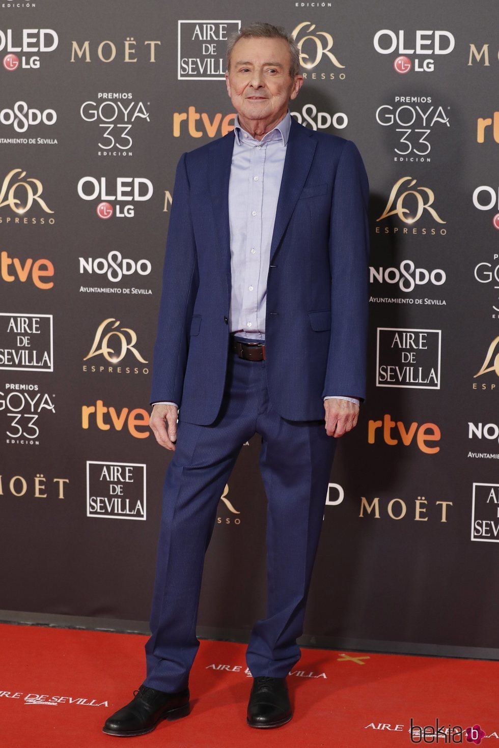 Juan Diego en la alfombra roja de los Premios Goya 2019