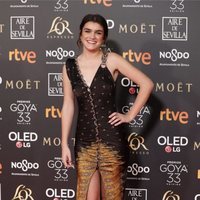 Amaia Romero en la alfombra roja de los Premios Goya 2019