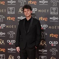 Isaki Lacuesta en la alfombra roja de los Premios Goya 2019