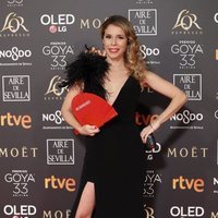 Athenea Mata en la alfombra roja de los Premios Goya 2019