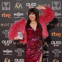 Loles León en la alfombra roja de los Premios Goya 2019