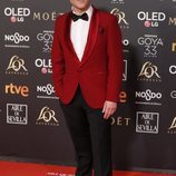Javier Gutiérrez en la alfombra roja de los Premios Goya 2019
